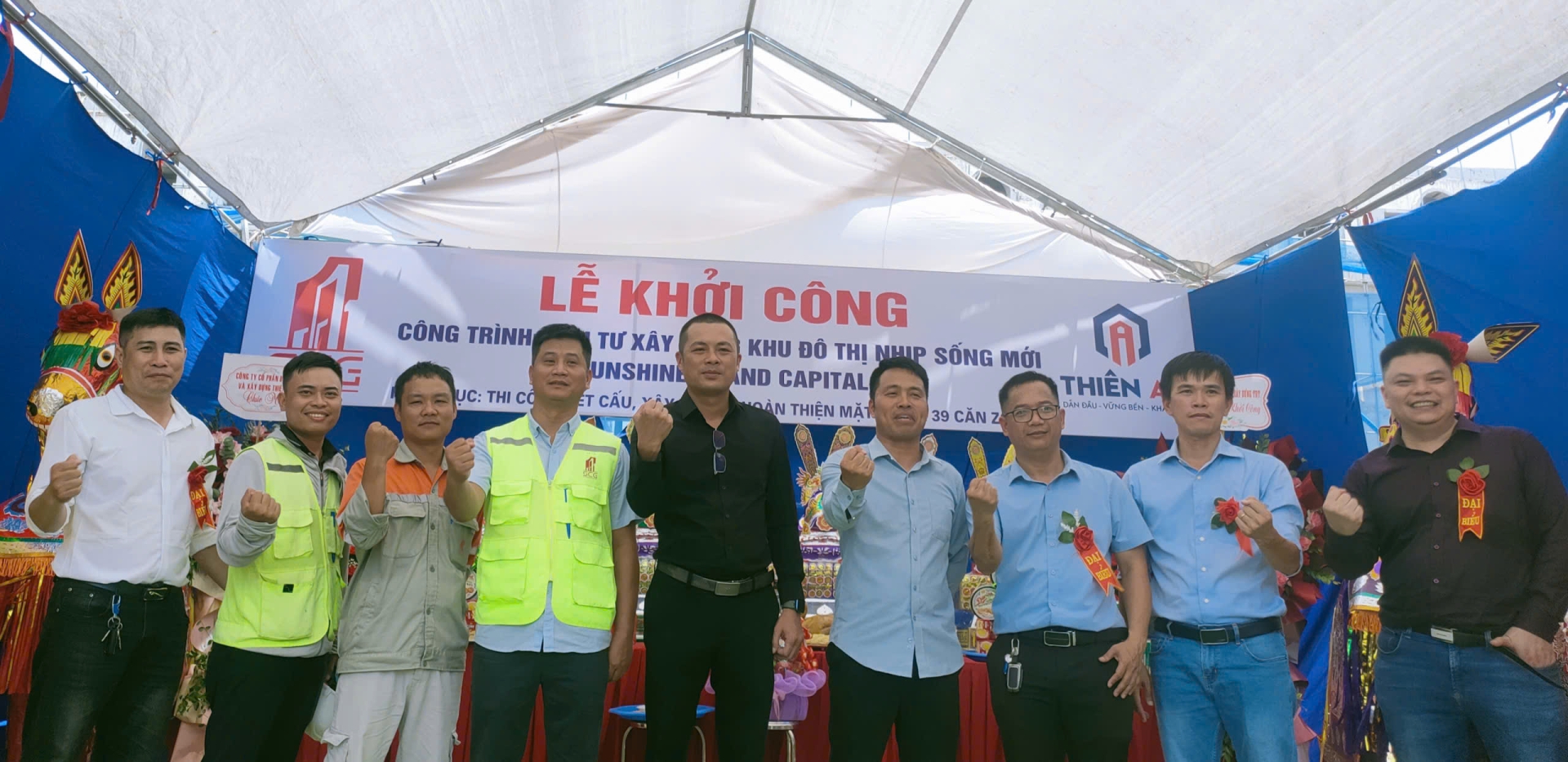 THIÊN AN KHỞI CÔNG HẠNG MỤC ZONE 4 – SUNSHINE GRAND CAPITAL, KHẲNG ĐỊNH NĂNG LỰC THI CÔNG TẠI DỰ ÁN QUY MÔ