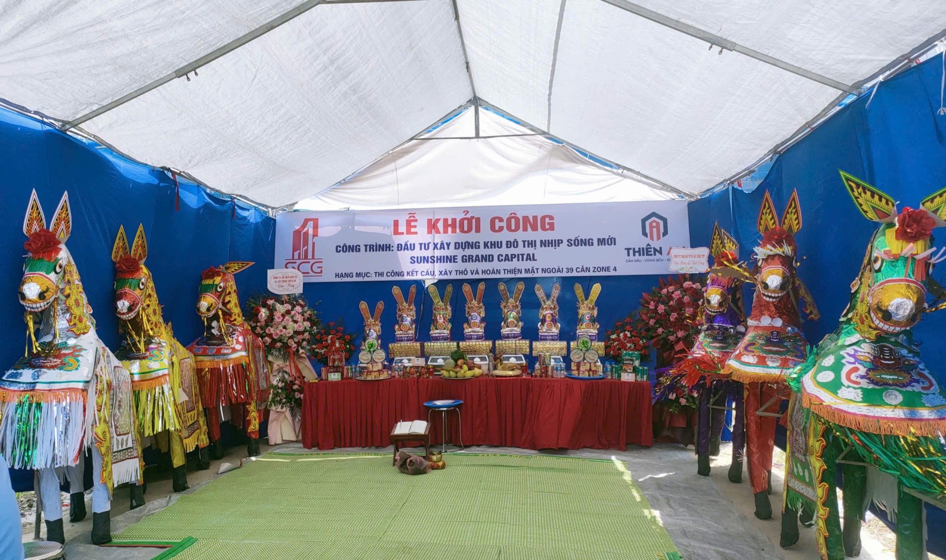 THIÊN AN KHỞI CÔNG HẠNG MỤC ZONE 4 – SUNSHINE GRAND CAPITAL, KHẲNG ĐỊNH NĂNG LỰC THI CÔNG TẠI DỰ ÁN QUY MÔ