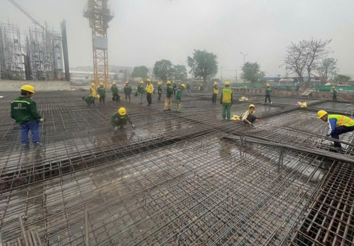 Công trình: Thi công và hoàn thành công tác kết cấu hầm của cụm 1 cho dự án Các công trình tại ô đất ký hiệu B6-CT02 (50% Cluster 1)